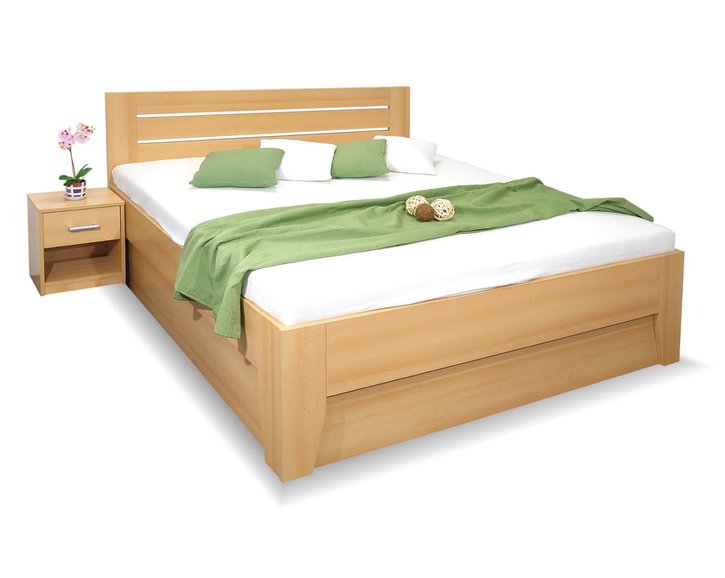 Manželská postel s úložným prostorem CANARIA 200x200