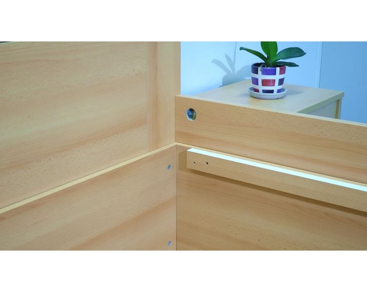 Manželská postel s úložným prostorem CANARIA 200x200