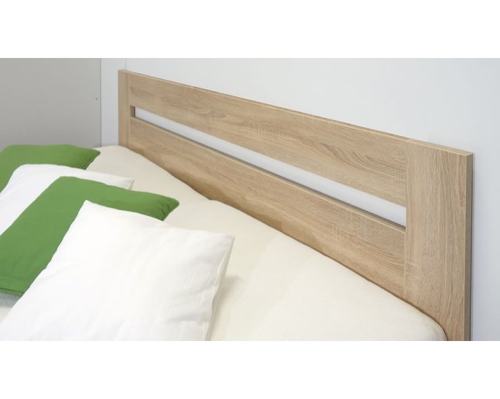 Manželská postel s úložným prostorem, boční výklop LADA 180x210, 180x220