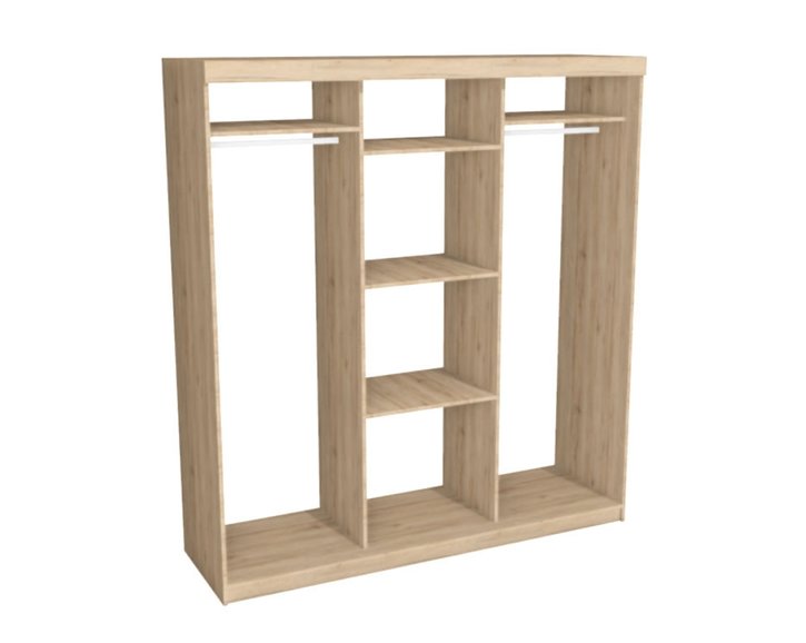 Kombinovaná skříň s posuvnými dveřmi EVITA 20, šířka 200 cm, varianta 1 Kombinovaná skříň s posuvnými dveřmi EVITA 20, šířka 200 cm, varianta 1