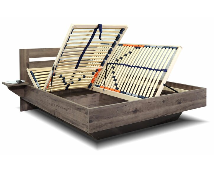 Detail roštu - úložná postel Elevia