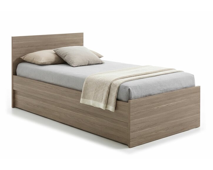 Postel jednolůžko s úložným prostorem HUGO, boční výklop