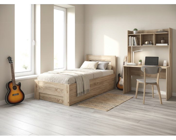 Postel jednolůžko s úložným prostorem LINDA, boční výklop Postel jednolůžko s úložným prostorem LINDA, boční výklop