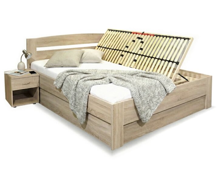 postel s úložným prostorem Maria