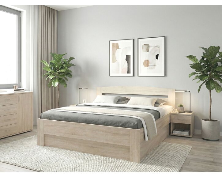 postel s úložným prostorem Maria