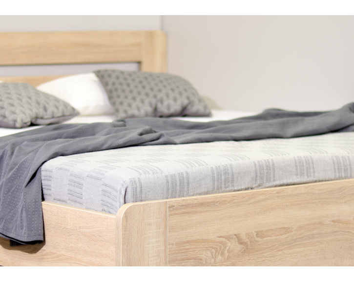 Postel Santoria - zaoblení hran Postel Santoria - zaoblení hran