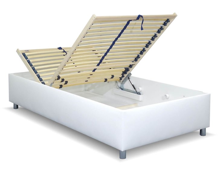 Zvýšená válenda s úložným prostorem Roneta, 90x200, bílá Zvýšená válenda s úložným prostorem Roneta, 90x200, bílá