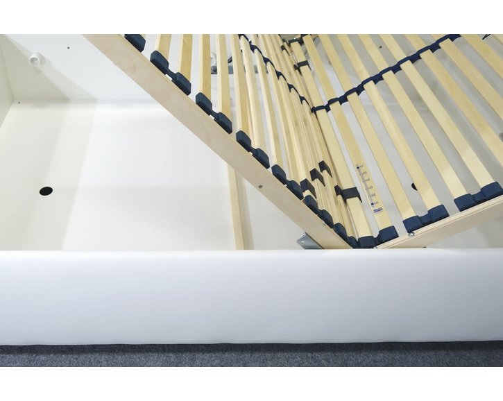 Zvýšená válenda s úložným prostorem Roneta, 120x200, bílá Zvýšená válenda s úložným prostorem Roneta, 120x200, bílá