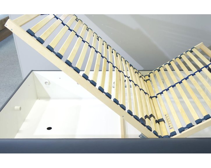 Čalouněná postel s úložným prostorem Crissy, 120x200