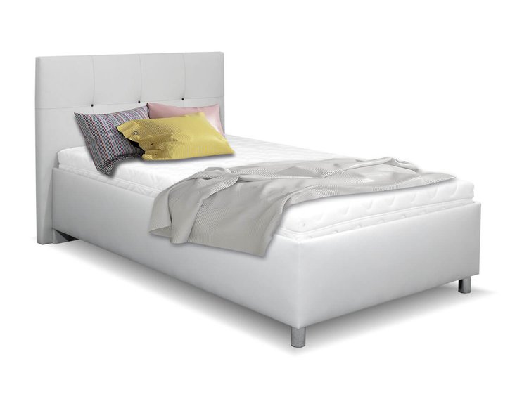 Čalouněná postel s úložným prostorem Crissy, 120x200