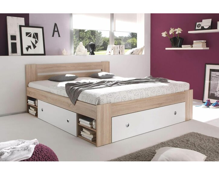 Design - Postel s úložným prostorem Nepoli 140