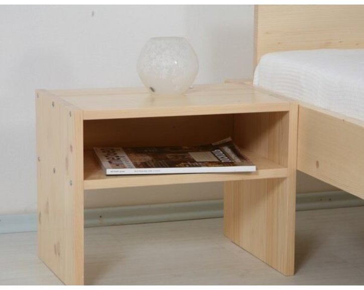 Noční stolek z masivu Relax demont č.209/S, masiv smrk Noční stolek z masivu Relax demont č.209/S, masiv smrk