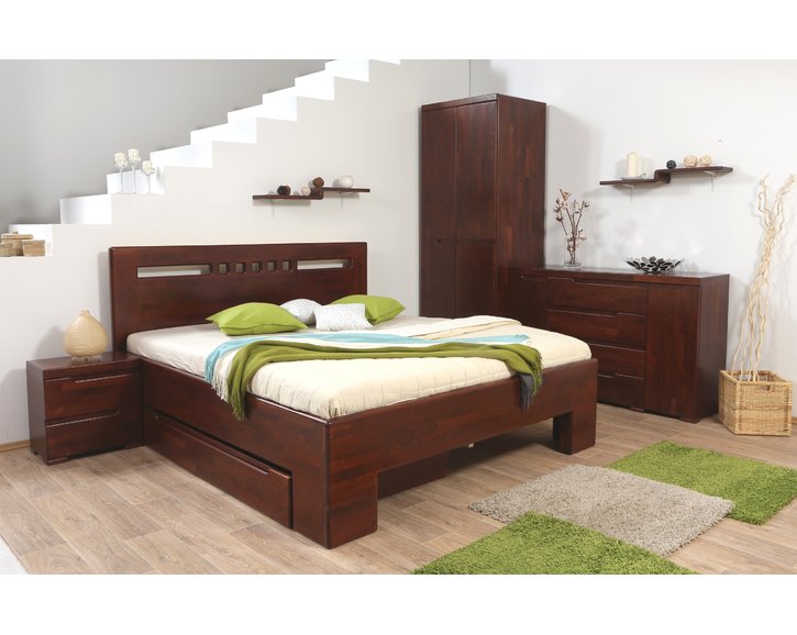 Manželská posteľ z masivu SOFIA F112 180x200cm, masiv buk