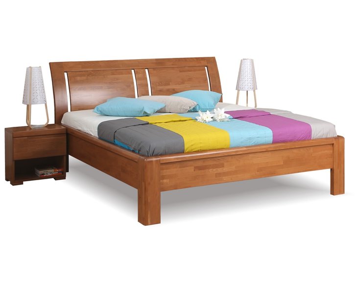 Manželská postel z masivu FLORENCIA F121 