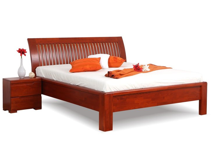 Manželská postel z masivu FLORENCIA F122