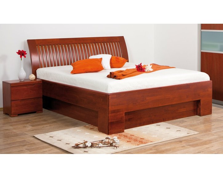 Manželská postel z masivu SOFIA F114