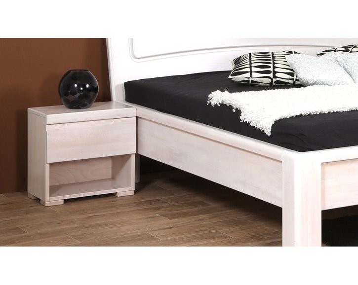 Noční stolek z masivu, policový F132 Noční stolek z masivu, policový F132