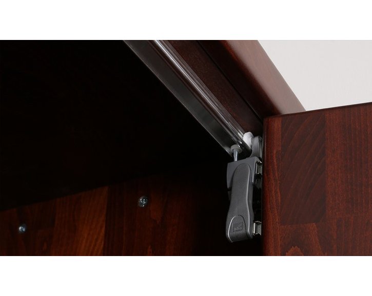 Šatní skříň - pološatní F154, masiv buk