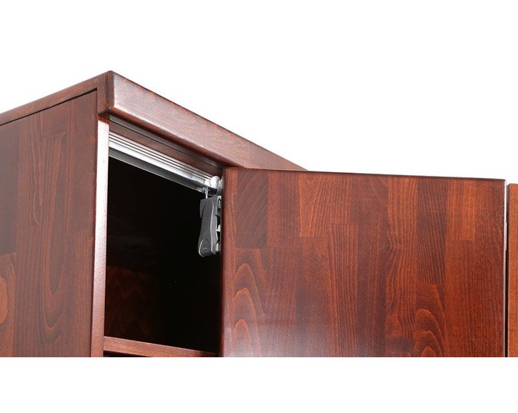 Šatní skříň - policová F155, masiv buk