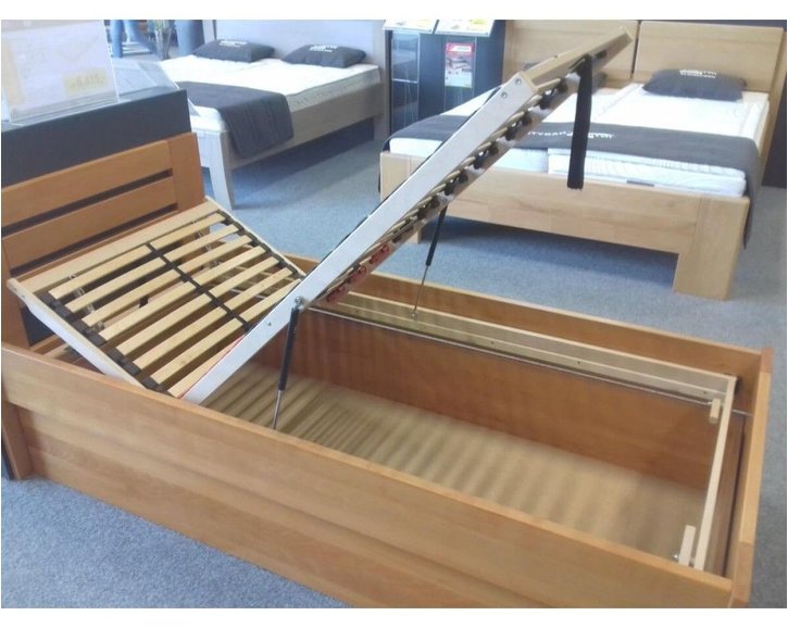 Vyklápěcí lamelový rošt DOUBLE KLASIK NV, 120x210, čelní výklop Vyklápěcí lamelový rošt DOUBLE KLASIK NV, 120x210, čelní výklop