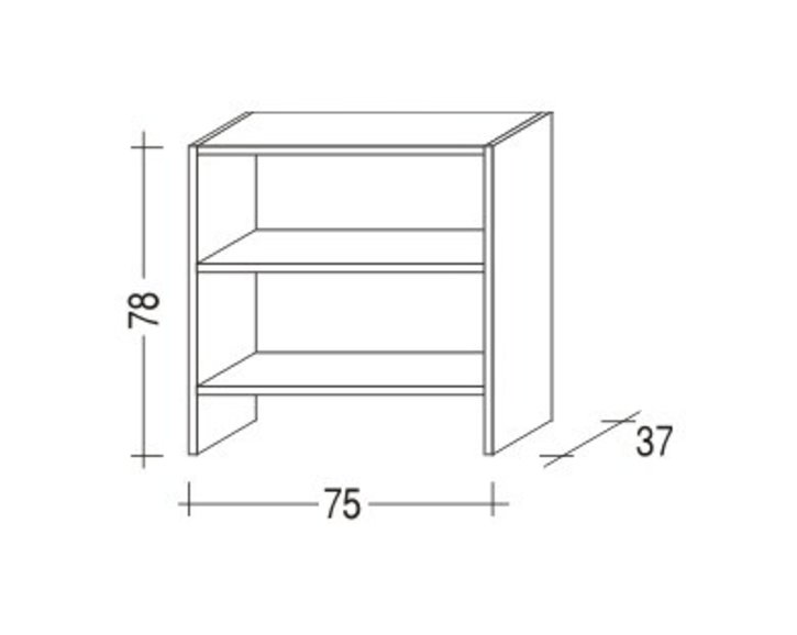 Komoda Sendy 161-policová, masiv smrk