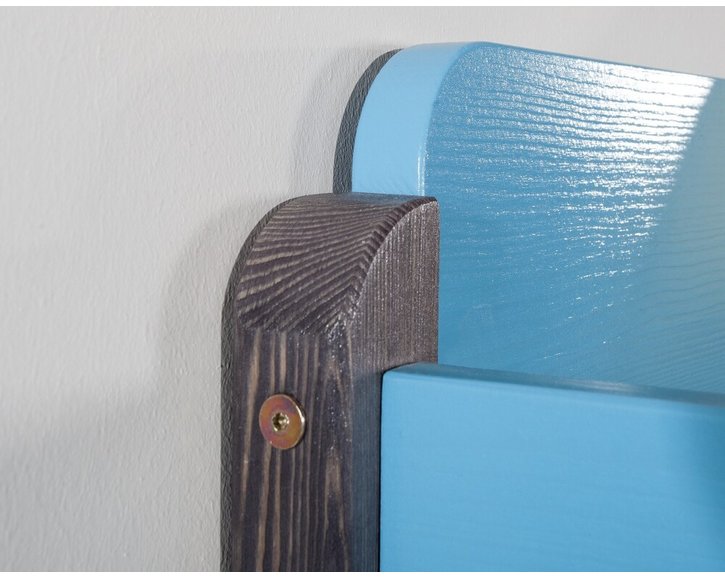 Dětská patrová postel se zábranou a úložným prostorem NATY2, masiv borovice Dětská patrová postel se zábranou a úložným prostorem NATY2, masiv borovice