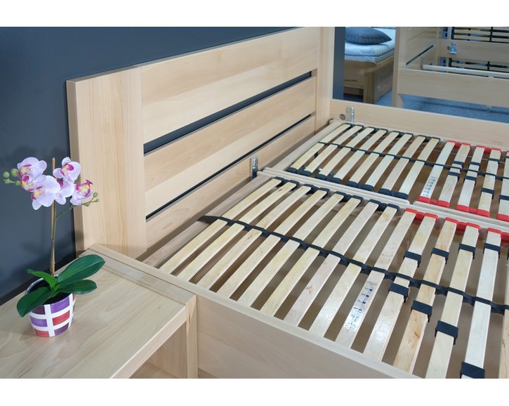 Zvýšená postel z masivu Matěj, 160x200, 180x200, masiv buk