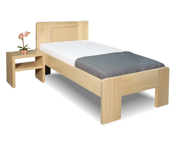 Zvýšená postel z masivu Dan, 80x200, 90x200, masiv buk Zvýšená postel z masivu Dan, 80x200, 90x200, masiv buk