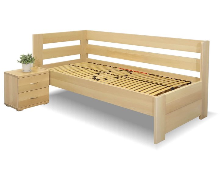 Zvýšená postel Valentin-Levá, 80x200, 90x200 cm, masiv buk Zvýšená postel Valentin-Levá, 80x200, 90x200 cm, masiv buk