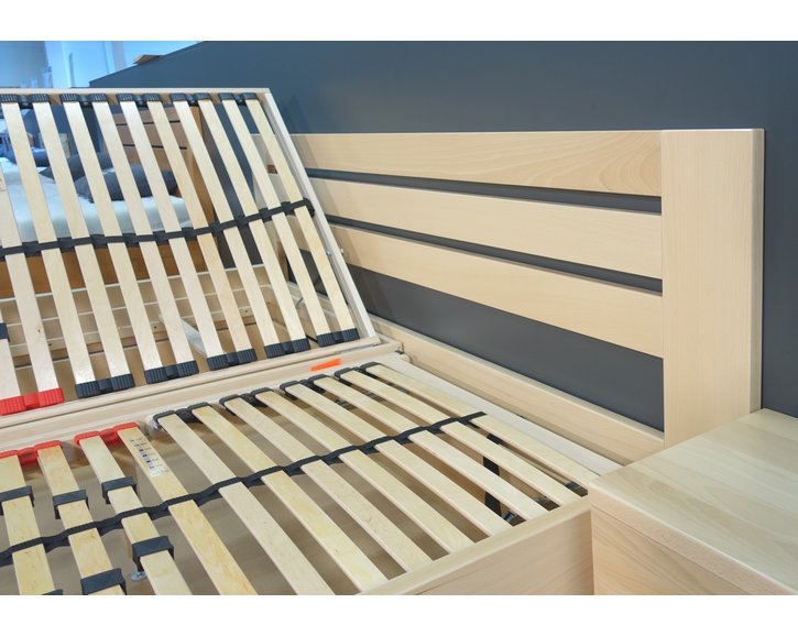 Zvýšená postel s úložným prostorem Rita, 160x200, 180x200, masiv buk Zvýšená postel s úložným prostorem Rita, 160x200, 180x200, masiv buk