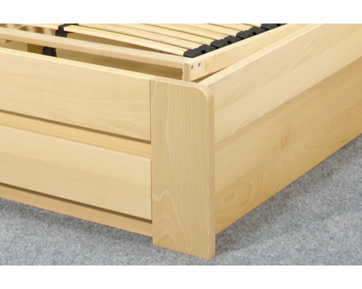 Postel z masivu Justina, 90x200, masiv buk