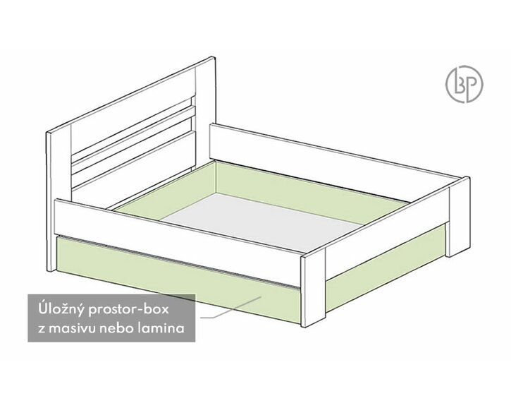 Postel Senátor - úložný box