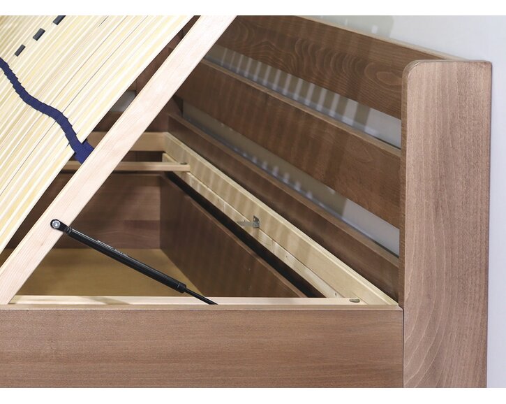 Výklopný boční rošt - úložný prostor