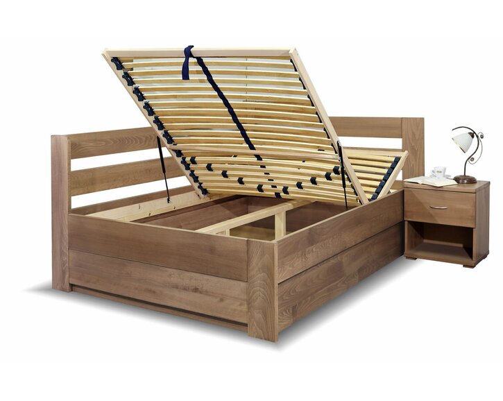 Čelní výklopný rošt - úložný prostor