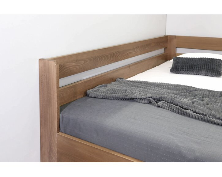 Čelo - postele Valentin, masiv buk, 140x200