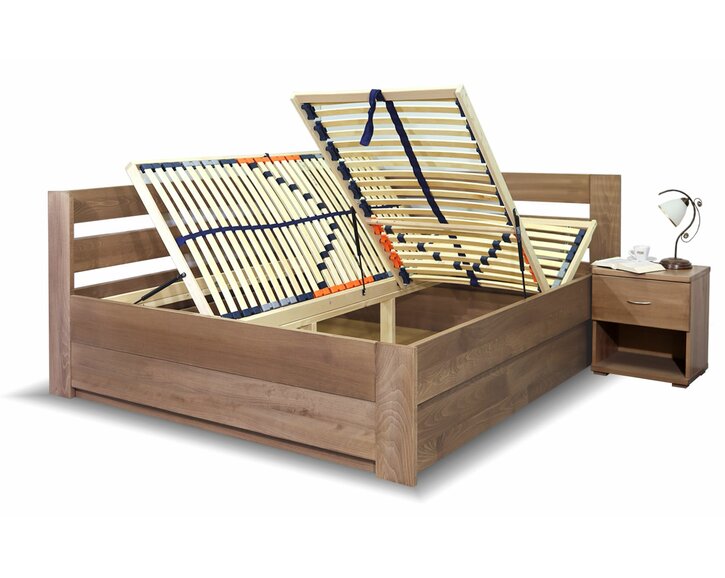 Design úložné postele Valentin - rošty