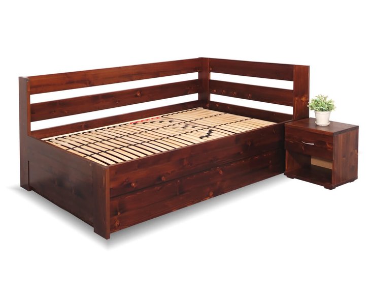 Postel s úložným prostorem Valentin, 120x200 cm - Pravá Postel s úložným prostorem Valentin, 120x200 cm - Pravá