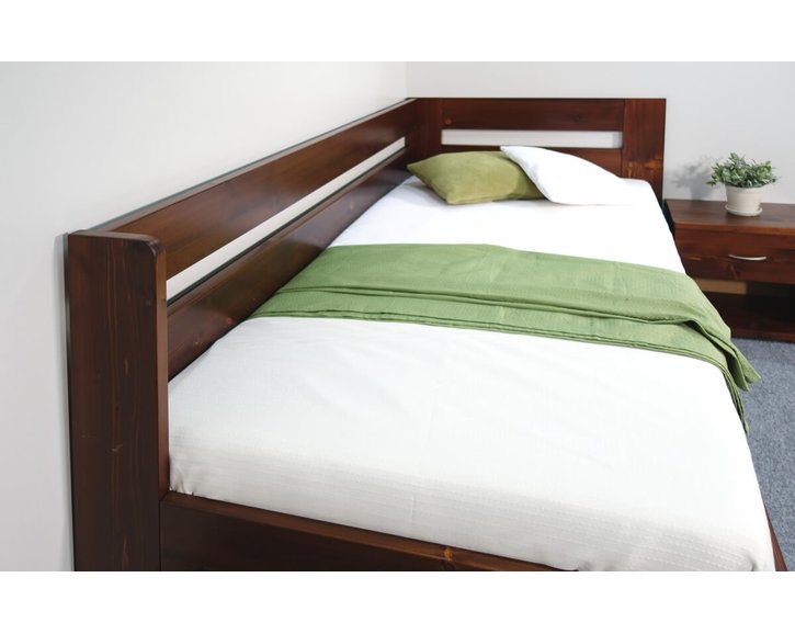 Postel s úložným prostorem Valentin, 120x200 cm - Pravá Postel s úložným prostorem Valentin, 120x200 cm - Pravá