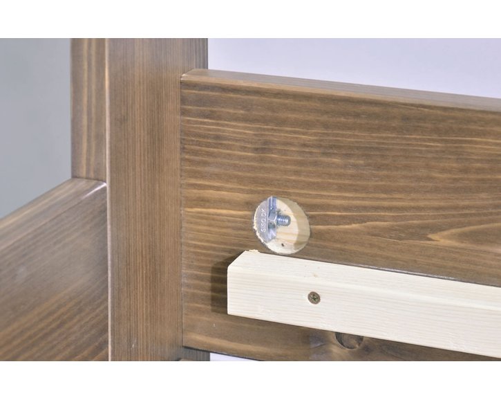 Jednolůžková postel Mark, 140x200, masiv smrk Jednolůžková postel Mark, 140x200, masiv smrk