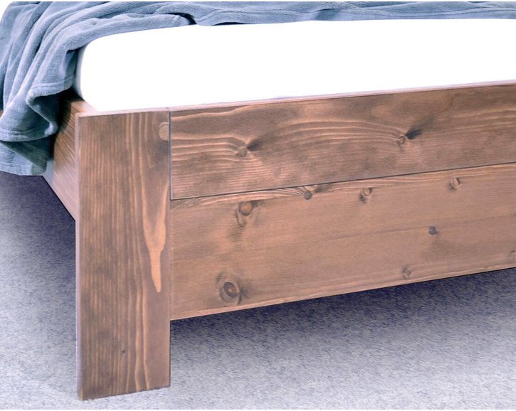 Zvýšená postel z masivu Rita, 80x200, 90x200, masiv smrk Zvýšená postel z masivu Rita, 80x200, 90x200, masiv smrk