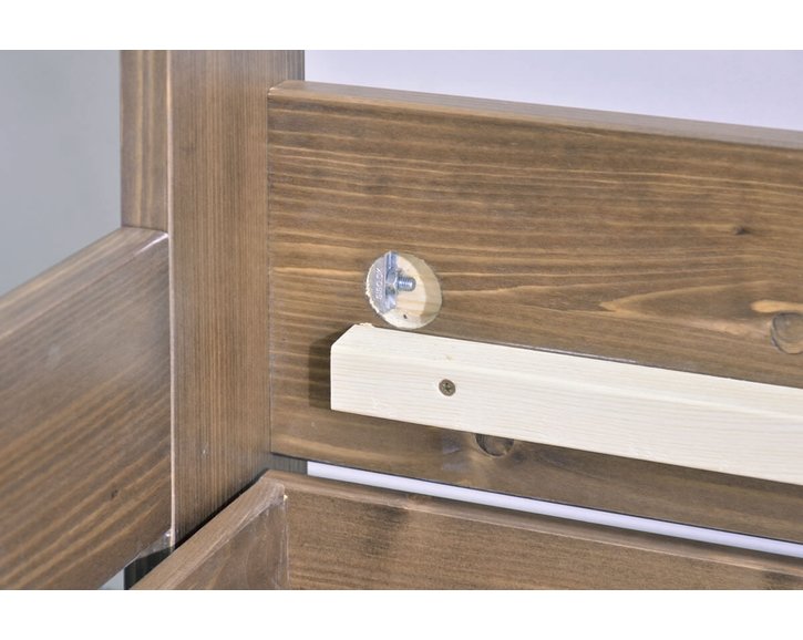 Postel s úložným prostorem Mark, 120x200, masiv smrk Postel s úložným prostorem Mark, 120x200, masiv smrk