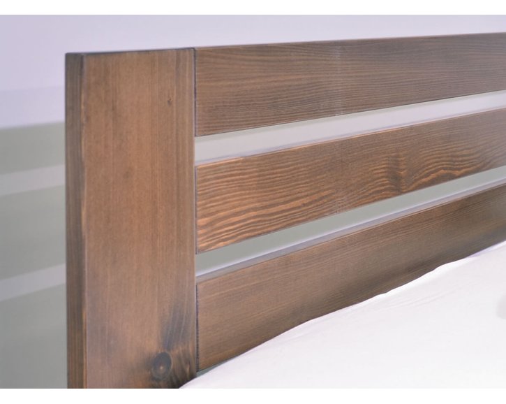 Zvýšená postel s úložným prostorem Rita, 80x200, 90x200, masiv smrk Zvýšená postel s úložným prostorem Rita, 80x200, 90x200, masiv smrk