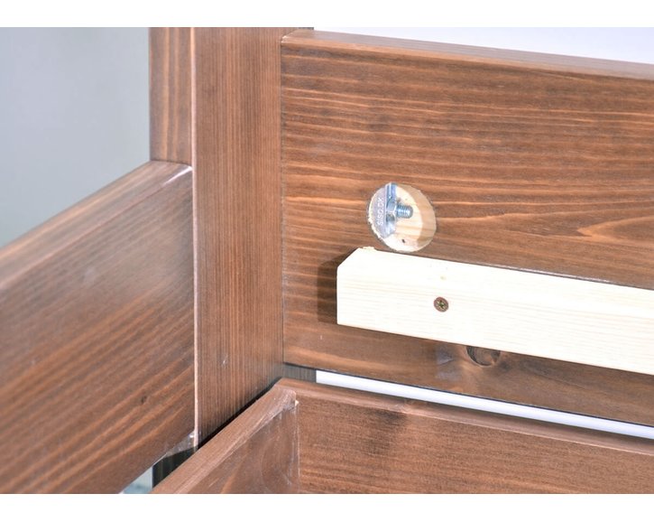 Zvýšená postel s úložným prostorem Rita, 80x200, 90x200, masiv smrk Zvýšená postel s úložným prostorem Rita, 80x200, 90x200, masiv smrk