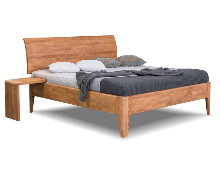 Manželská postel z masivu Fantazie F302, masiv buk