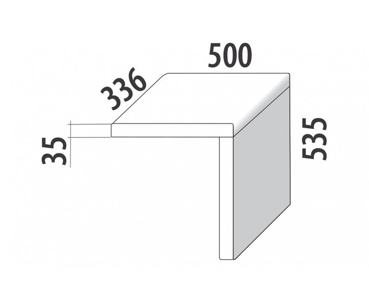 Noční stolek závěsný F147/BC - masiv buk Noční stolek závěsný F147/BC - masiv buk