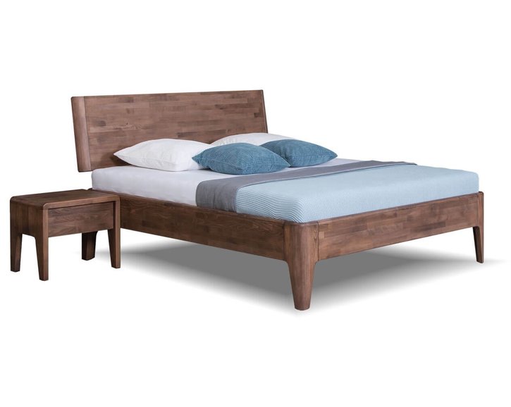 Manželská postel z masivu Fantazie F303, masiv buk