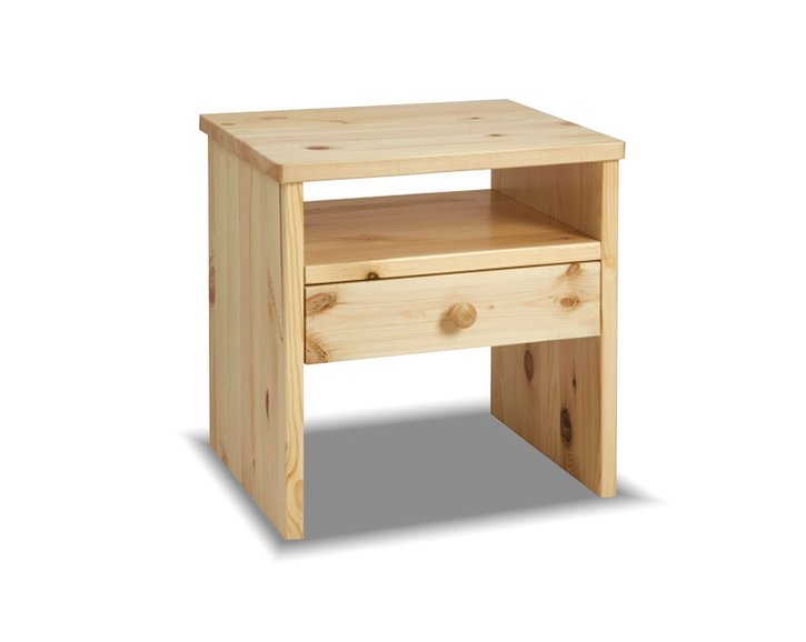 Noční stolek G-W1 - masiv borovice Noční stolek G-W1 - masiv borovice