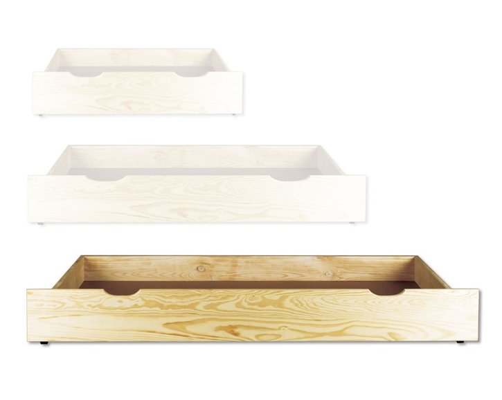 Úložný prostor na kolečkách 1/1 , masiv borovice Úložný prostor na kolečkách 1/1 , masiv borovice