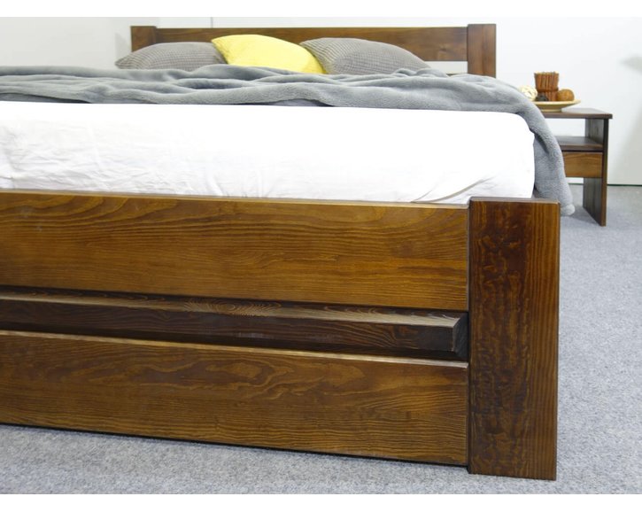 Dřevěná postel dvoulůžko Hanka, masiv borovice Dřevěná postel dvoulůžko Hanka, masiv borovice