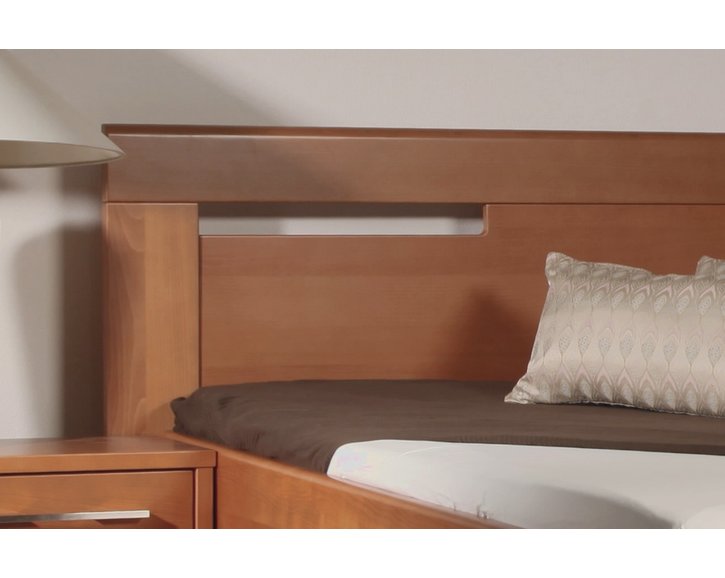 Zvýšená postel s úložným prostorem VAREZZA 5 senior 160x200, 180x200, masiv buk